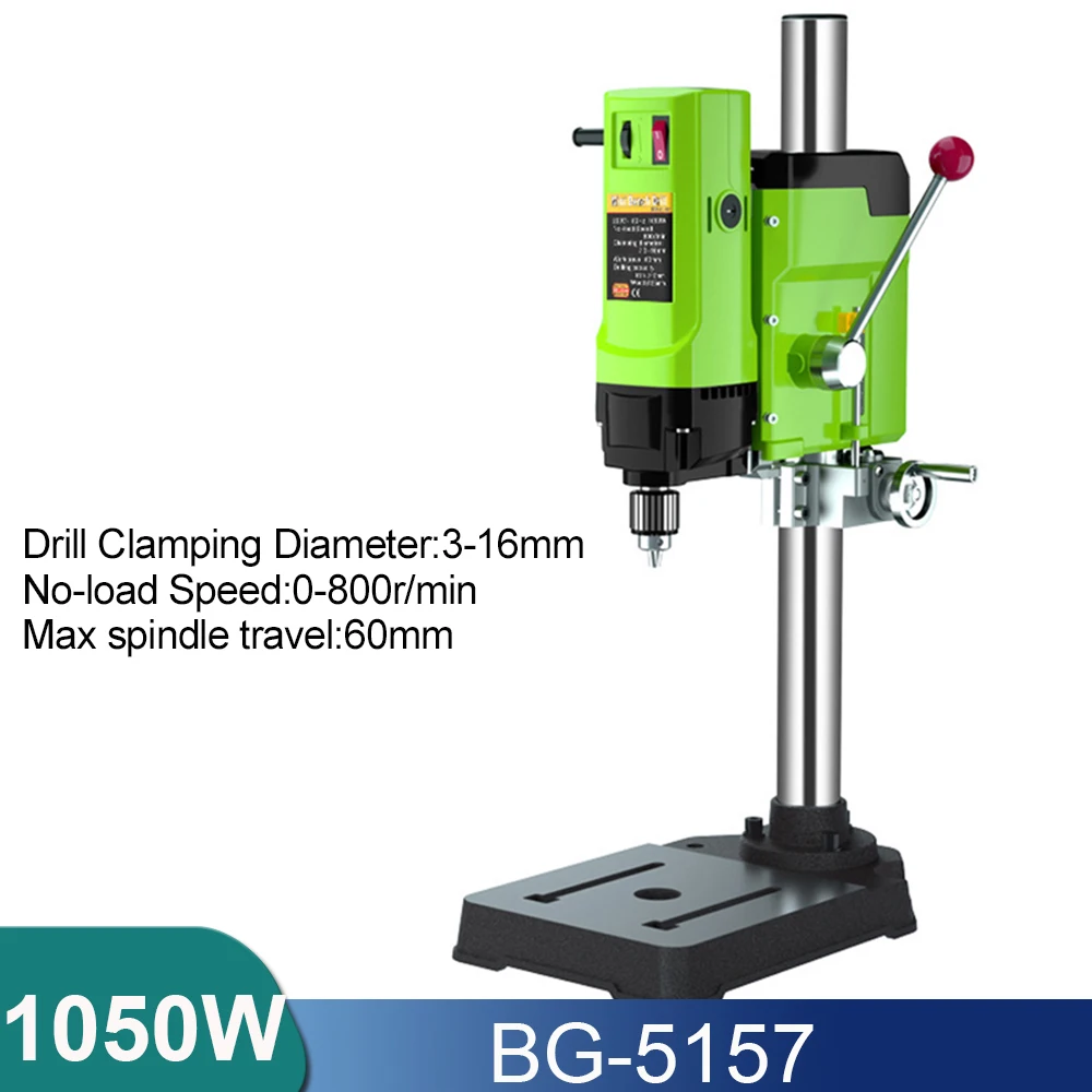 Allsome 1050W BG-5157 Bankje Boor Stand Mini Elektrische Bankje Boormachine Boor Chuck 3-16Mm