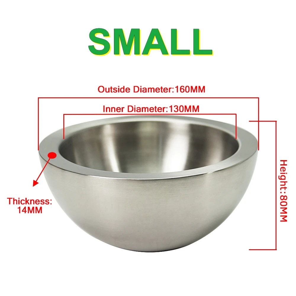 LY 304 Food Level Stainless Steel Stuff Professional Liquid Nitrogen Bowl Basin Pot Tank Cold Resistant for Minus 196 Degree