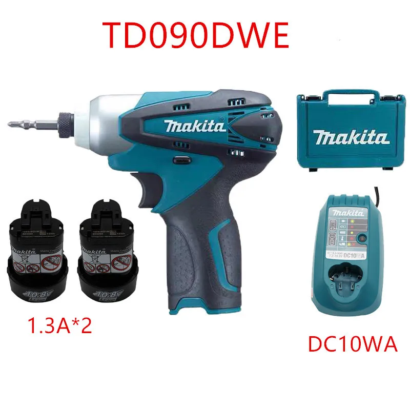 makita motorista do impacto sem fio td090d td090dwe 108v 01