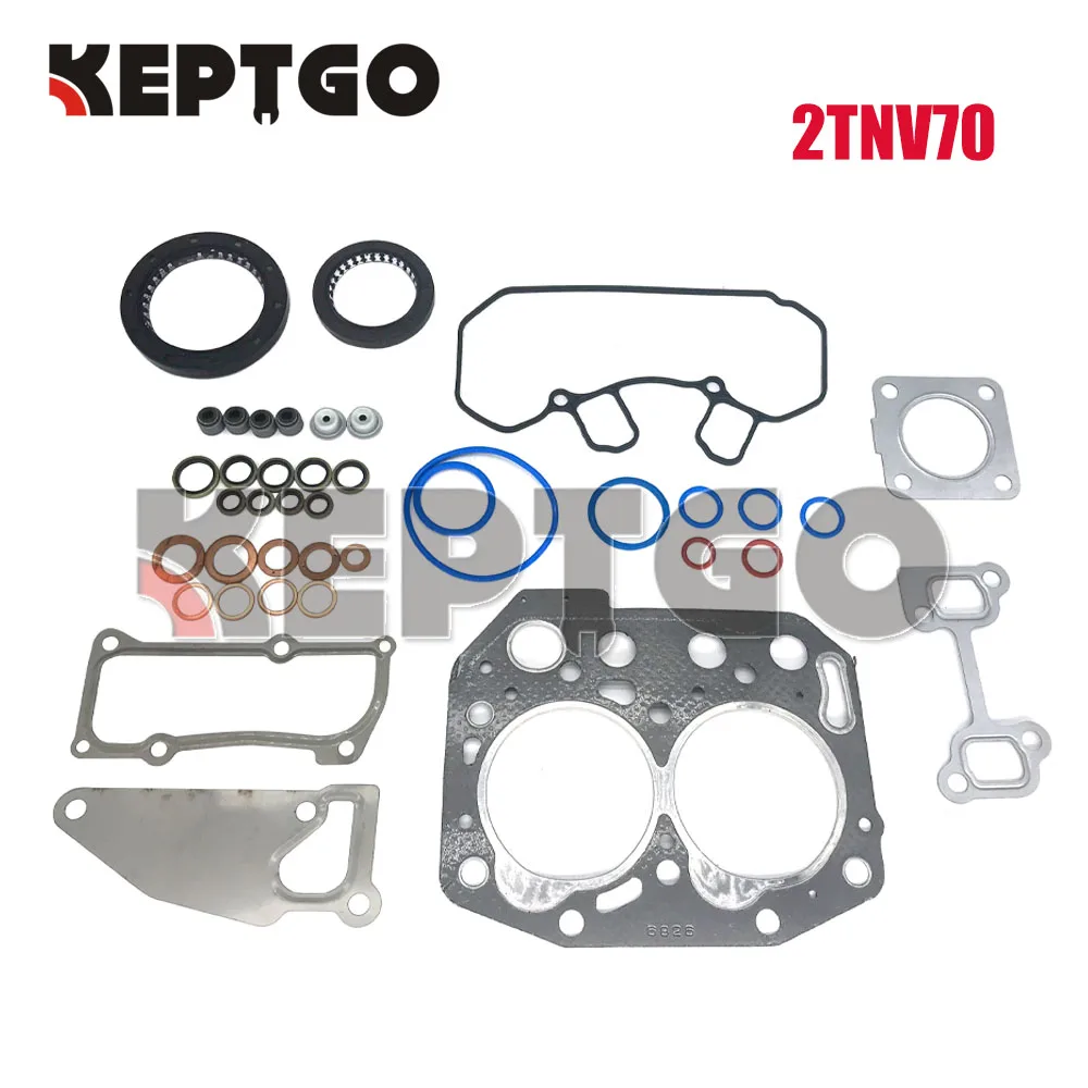 New 2TNV70 Full Gasket Set Head Gasket Kit For Yanmar  MAEDA MC285C Crawler Crane Engine