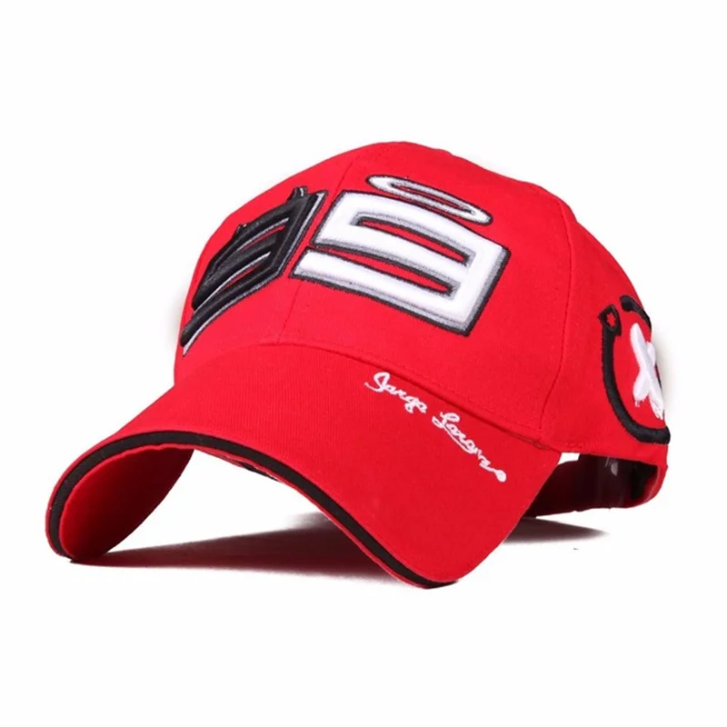 Moto Gp 99 Jorge Lorenzo Hats For Men Racing Cap Cotton Brand Motorcycle Racing Baseball Caps Car Sun Snapback Black Hats