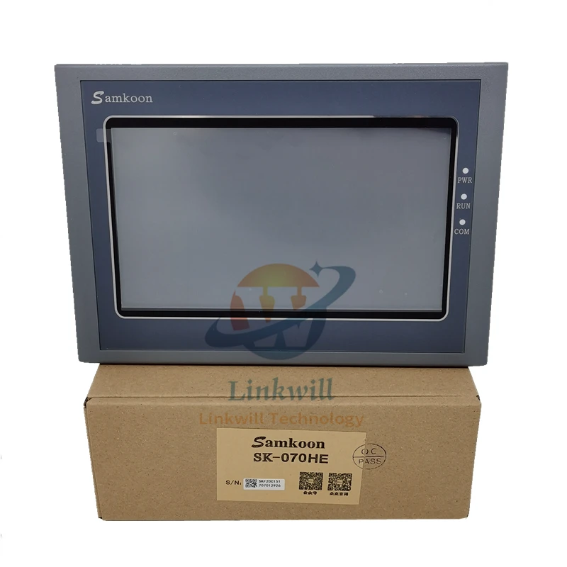 Samkoon HMI 7 Inch SK-070HE SK-070HS DC 24V Resolution 800*480 Touch Screen