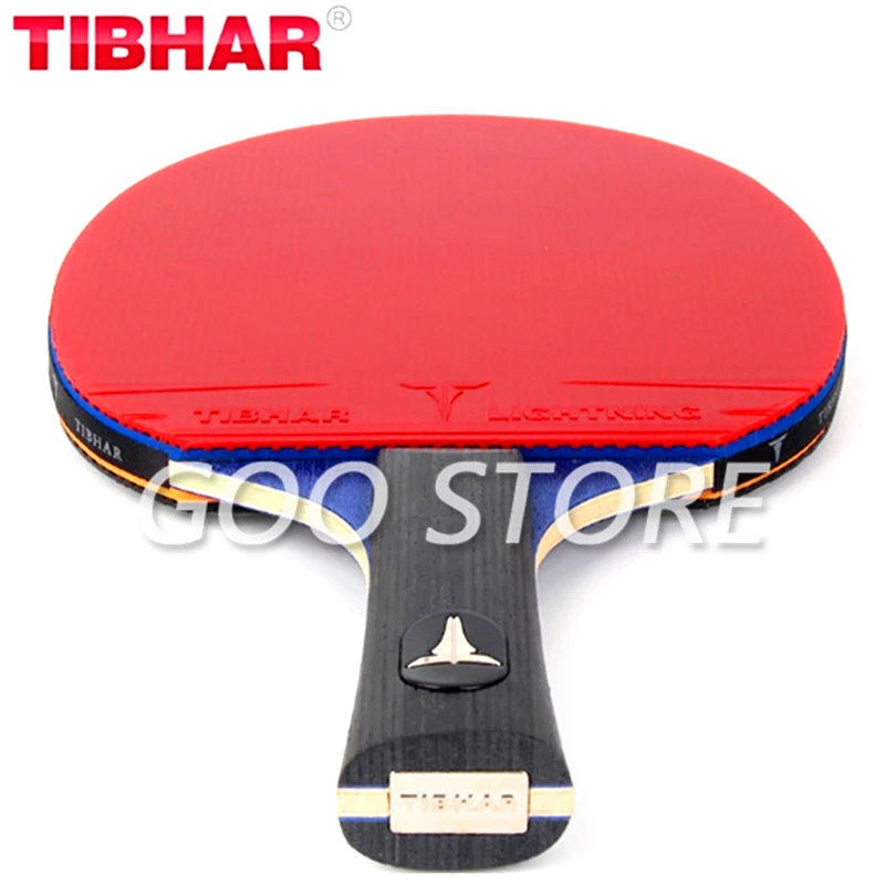 TIBHAR Table Tennis Racket 6/7/8/9 Stars All-round Pipmles in Ping Pong Rackets Blade with Sponge