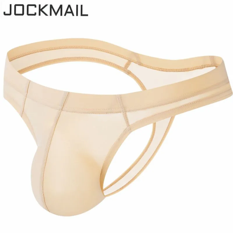 JOCKMAIL men\'s transparent underwear sexy bikini men thongs g strings tanga hombre slip jocks gay underwear jockstrap