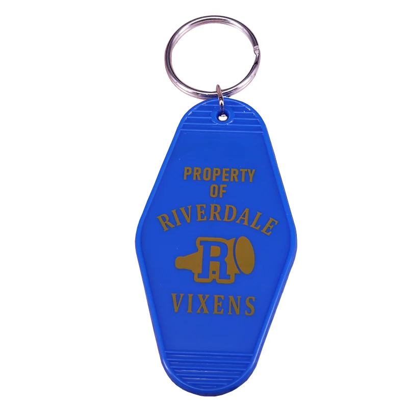 Blue property of Riverdale keychain vixens keytag Riverdale fans collection gift horror art accessory