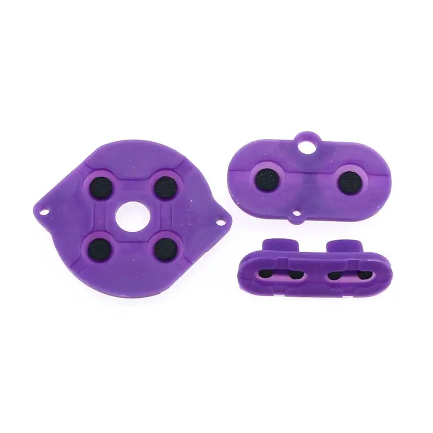 JCD 1Set Colorful Rubber Conductive Buttons A-B D-pad for GameBoy Color GBC Silicone Conductive Start Select Keypad