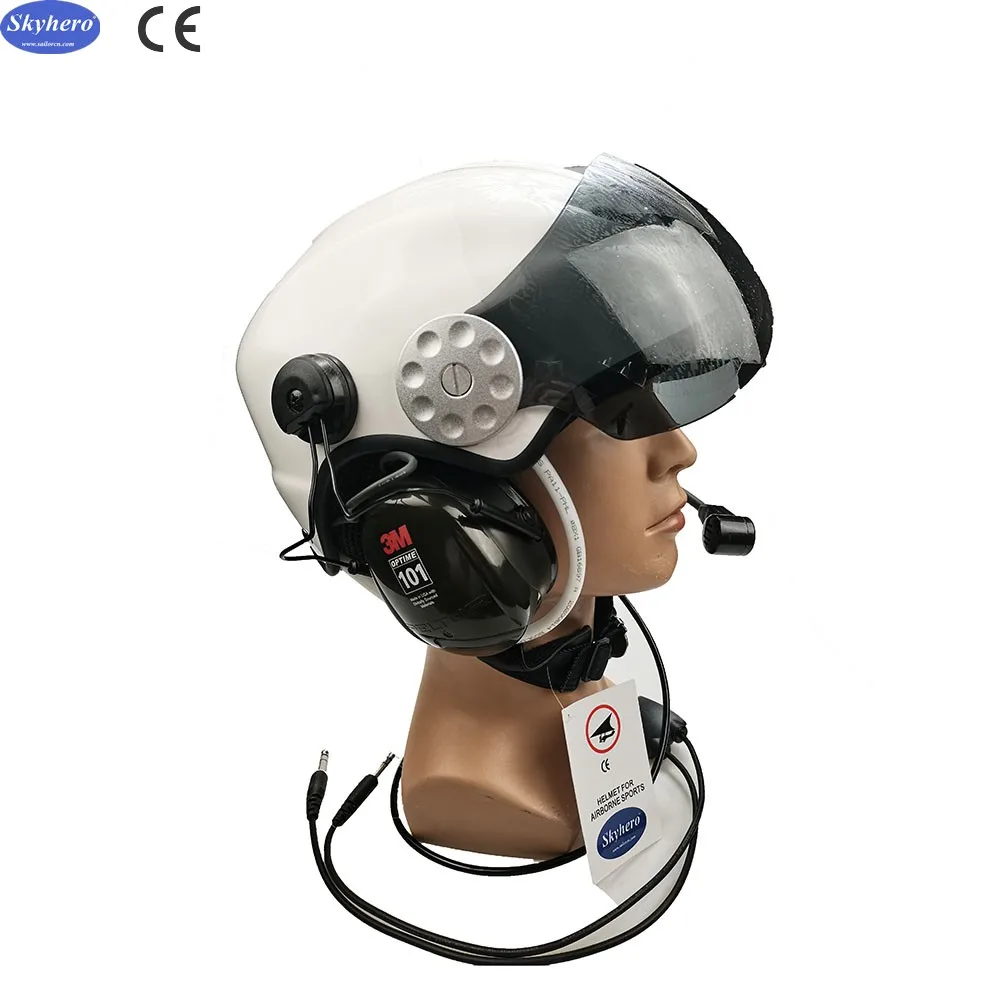 Paramotor Helmet with Noise Cancelling, Powered Paragliding Training, PPG Helmet for Sale