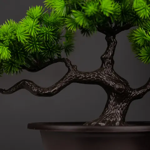 27 cm konstgjorda tallväxter Bonsai konstgjorda träddekorationer plastväxter landskapssimuleringsträd för heminredning skrivbordsdekoration 10 best sales bonsai-frö - №5