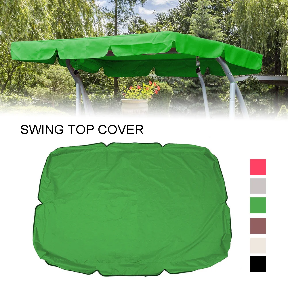 Garden Patio Waterproof Outdoor Sunshade UV Blocking Waterproof Swing Chair Top Cover Balcony Canopy Dustproof Sun Shade