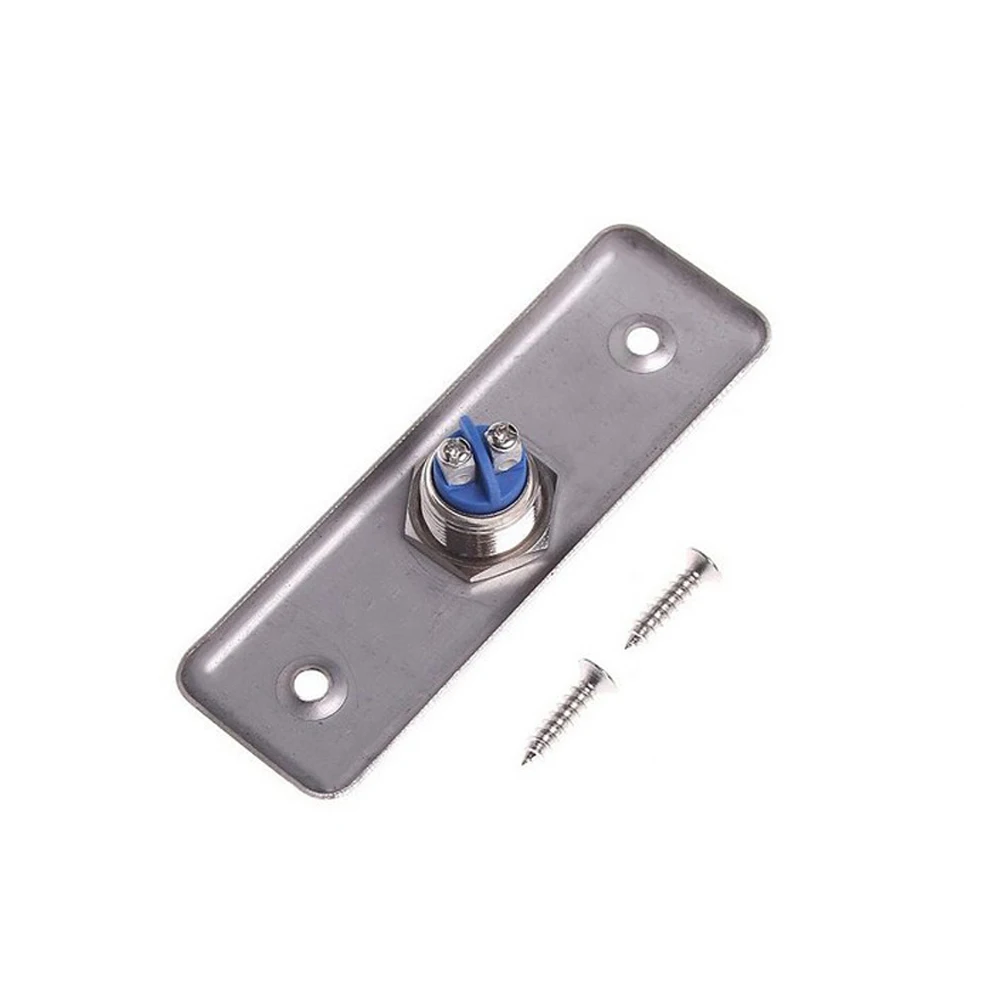 10 PCS Small Aluminium Alloy Door Access Button Emergency Alarm Push Button Auto Restoration Panic Alarm Release