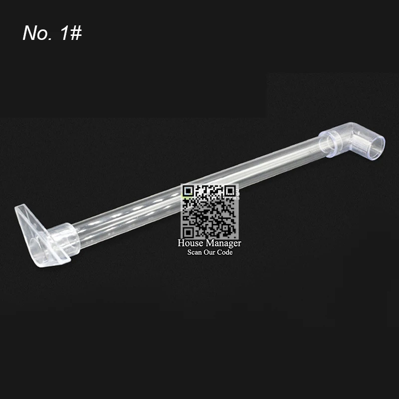 Aquarium Accessories 50cm Water Pipe+Duck Mouth Nozzle+Joint Connector Section Part for Water Pipe circulation system No.1# 2#