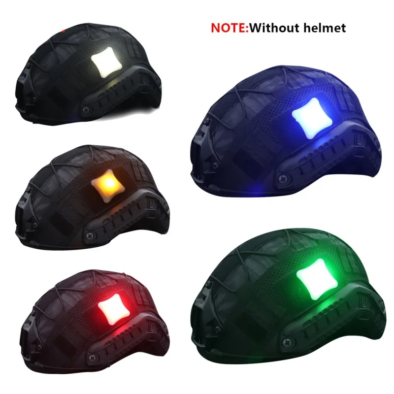 Indicatori di luce di segnalazione per esterni lampada di sopravvivenza con luce per casco tattiche impermeabili gilet da caccia Molle torce a LED