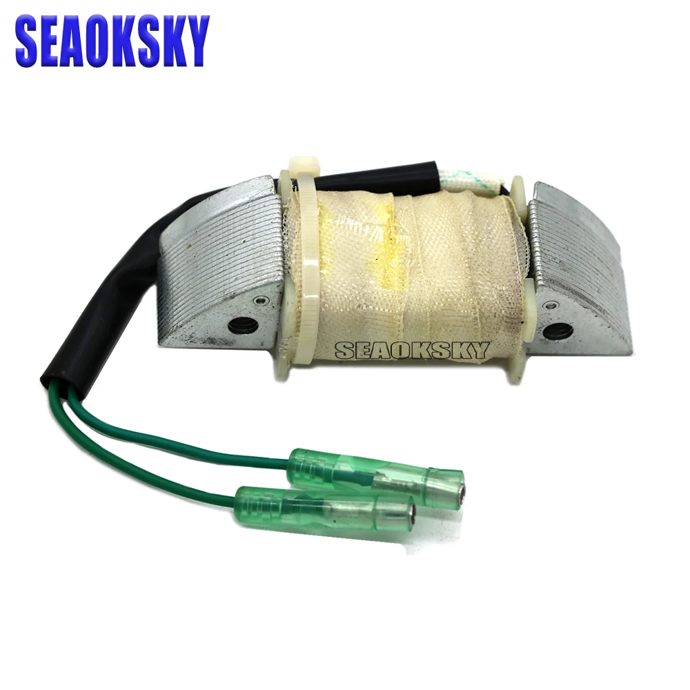 63V-85533-00 Lighting Coil for Yamaha 2 Stroke 9.9HP 15HP 1996-2009 Outboard Motor