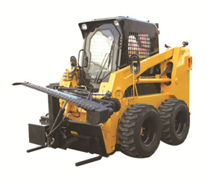 SYNBON Mini Skid Steer Backhoe Loader Hydraulic SY45 4 Wheel 700kg  Loading