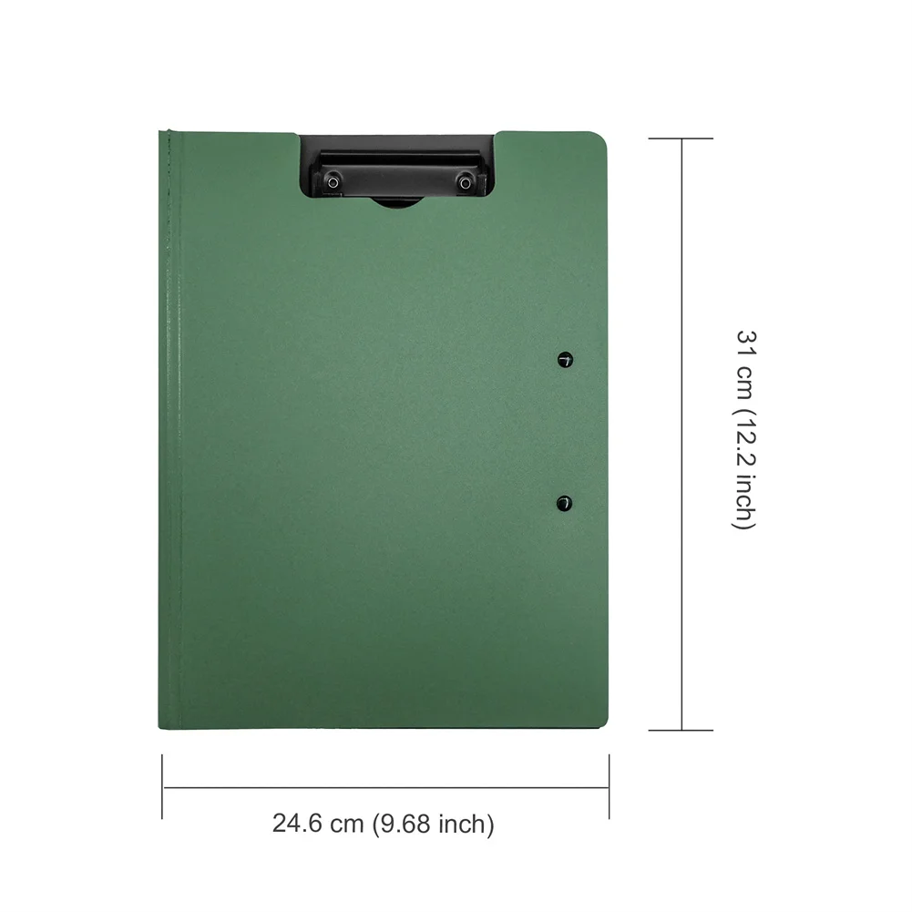 Plastic Foldable Clipboards Folio With Double Clips Writing Pad Document Files Card Holder For Interviews Office School Business