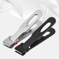 Professional Nail Clippers Stainless Steel Wide Jaw Opening Manicure Fingernail Cutter Thick Hard Ingrown Toenail Scissors tools