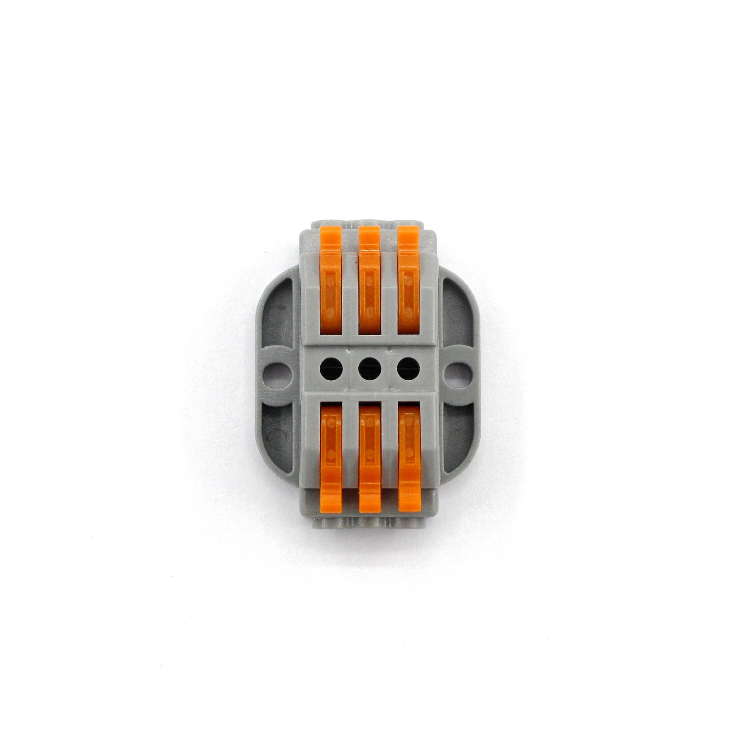 LED Light Wire Connector Fixed Type Push-on Terminal Block Cage Spring Universal Fast Wiring Clip Copper-aluminum Butt Plug