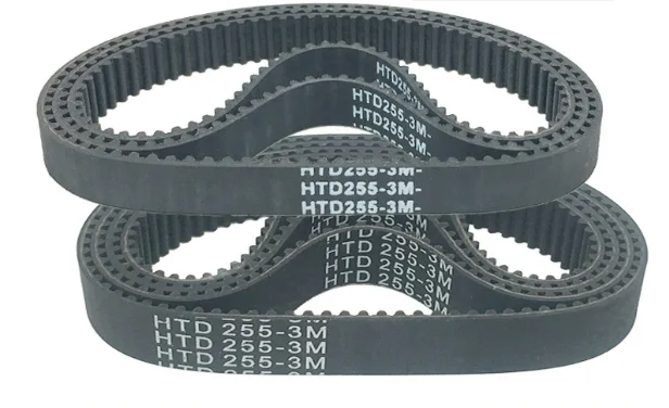 

HTD3M-210/213/216/219/246/249/252/255 Rubber timing belt 1pc