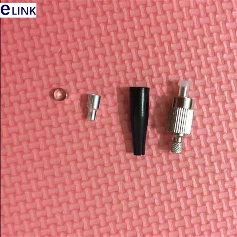 FC Fiber Optic Connector Kits with Non Standard Hole, Metal Ferrule, MM, Free Shipping, 10Pcs