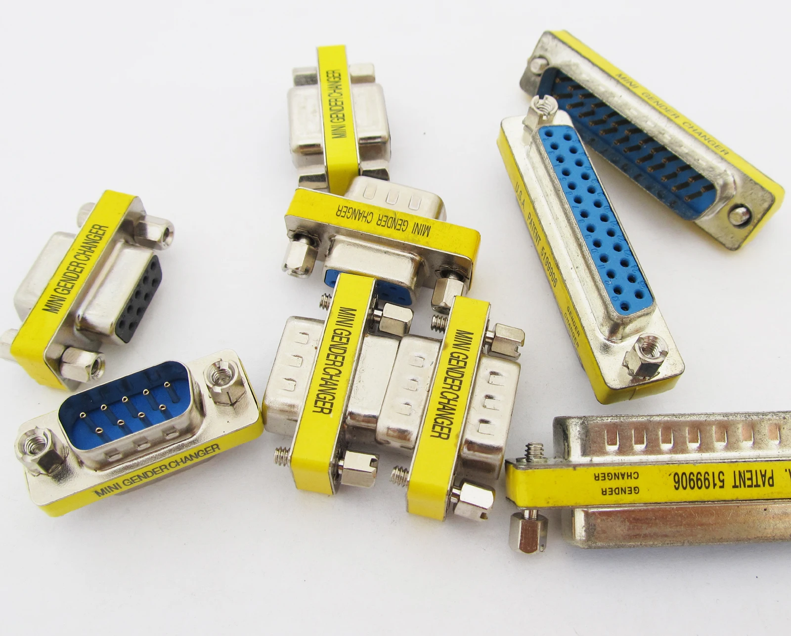 1pc DB9 DB15 DB25 9pin 15pin 25pin Serial Cable Gender Changer Coupler Adapter