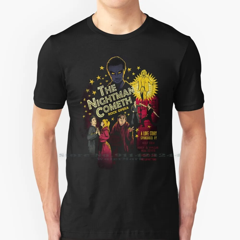 The Nightman Cometh 100% Cotton T Shirt Its Always Sunny In Philadelphia Dayman The Nightman Cometh Tee Short Sleeve Long