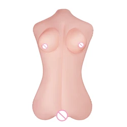 ¡Lo más nuevo! Media muñeca sexual inflable para hombre, juguete sexual con Vagina extraíble, fácil de almacenar y limpiar, masturbador masculino, productos para adultos