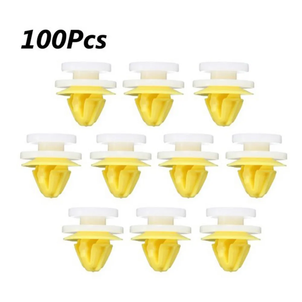 100 Pieces For Opel Vivaro Movano Door Cards Panel Trim Boot Roof Clips Car Accessories