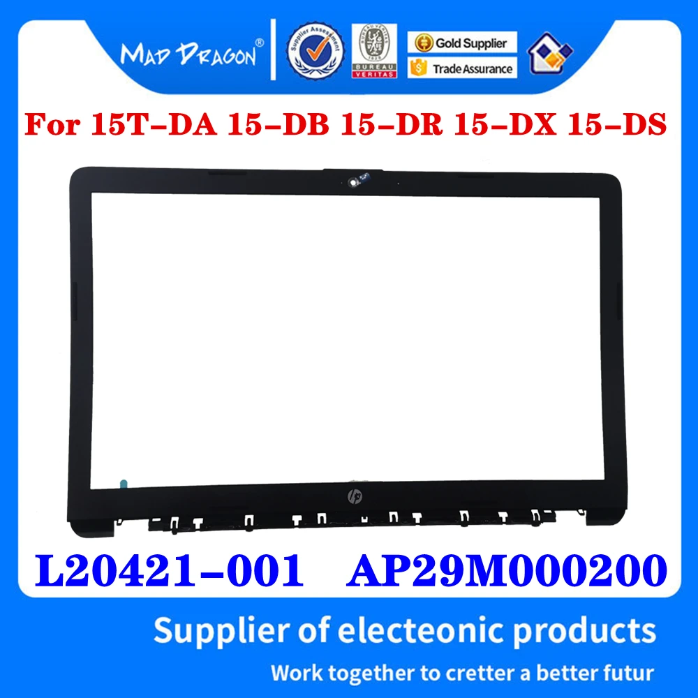 New Original AP29M000200 L20421-001 For HP 15T-DA 15-DB 15-DR 15-DX 15-DS Laptop LCD Bezel Front Trim Frame Cover B Shell Black