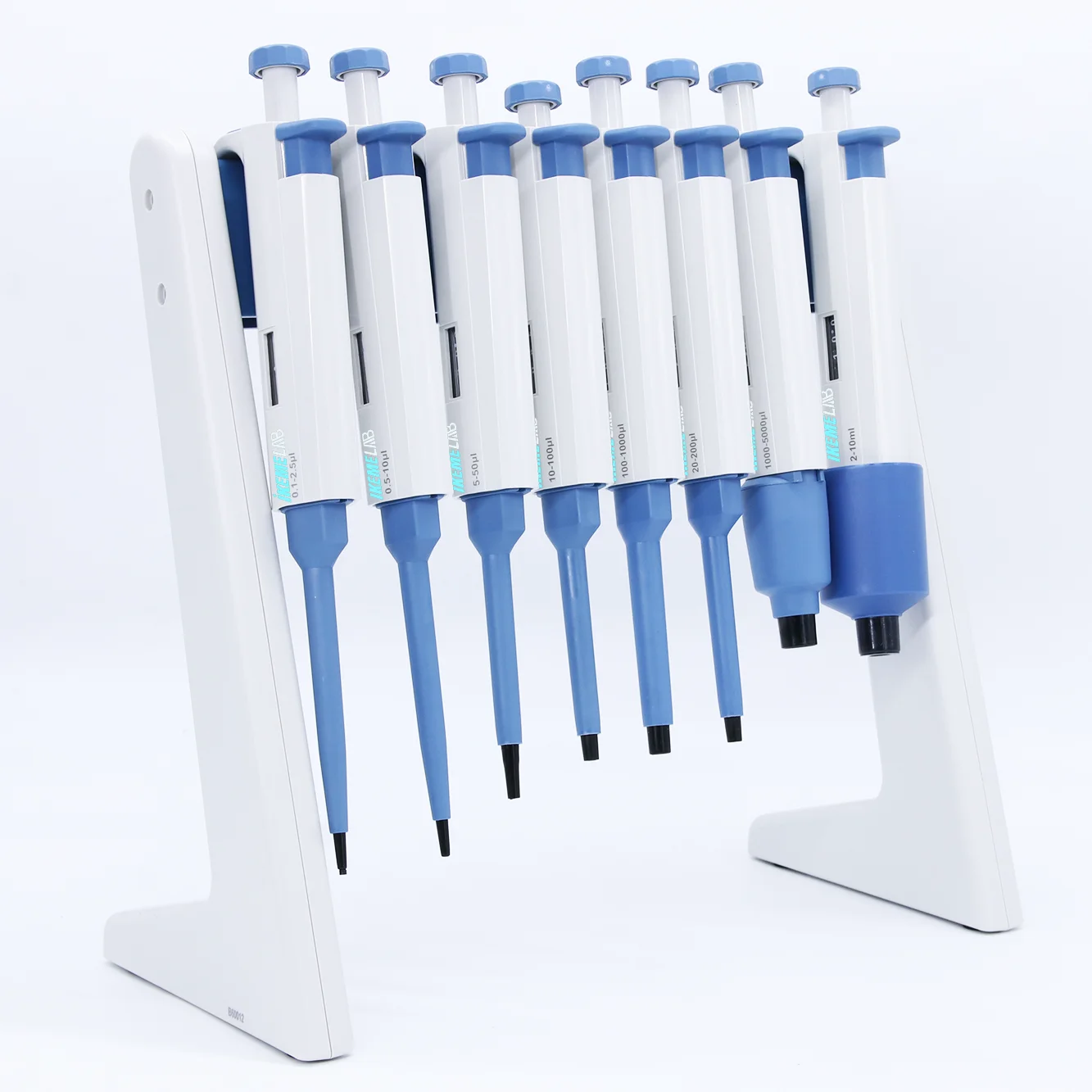 IKEME Pipette Plastic Holder L Type Pipette Holds Pipette Pipettor Linear Stand