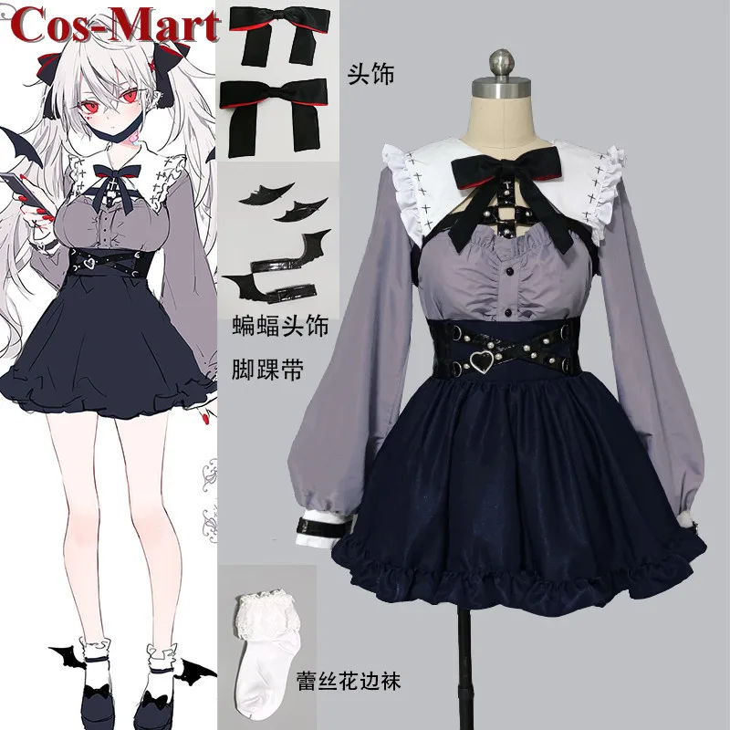 

Cos-Mart Anime Vtuber Hololive Kuzuha Cosplay Costume Sanya Sexual Turn Sweet Uniform Dress Activity Party Role Play Clothing