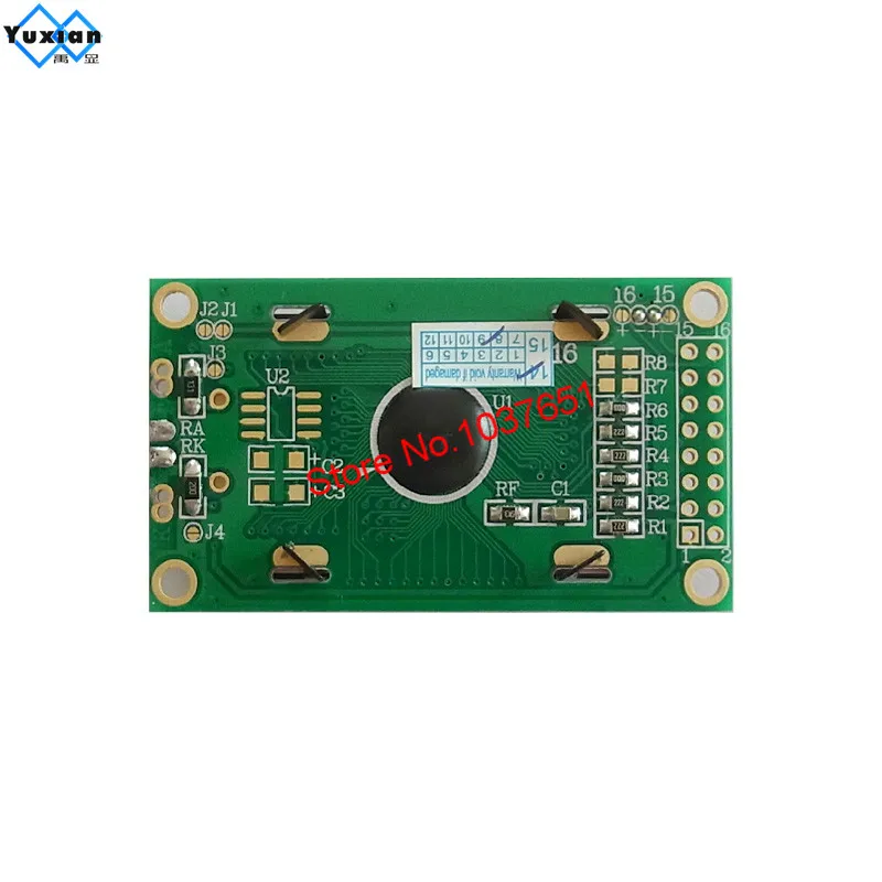 LCD 디스플레이, 8X2 0802A Charper16pin, 58x32mm, SPLC780D1