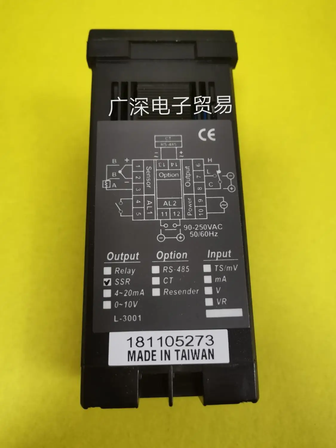 MT48-V Taiwan Yangming FOTEK temperature regulator thermostat Taiwan origin production MT-48 output SSR