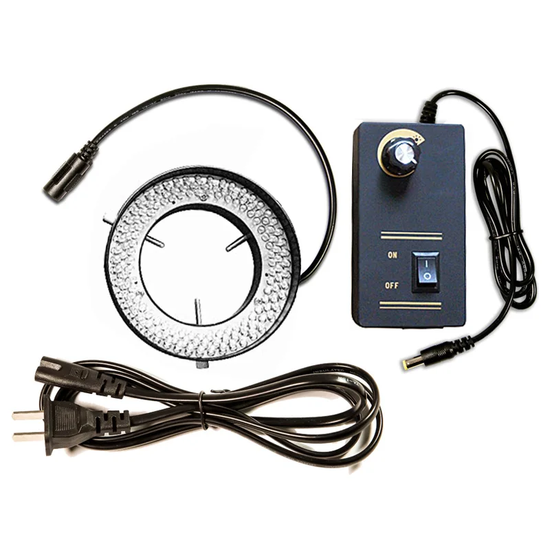 

Microscope Ring Light Source 144pcs LED Inner Diameter 61mm Stereo Microscope Adjustable Ring Lamp