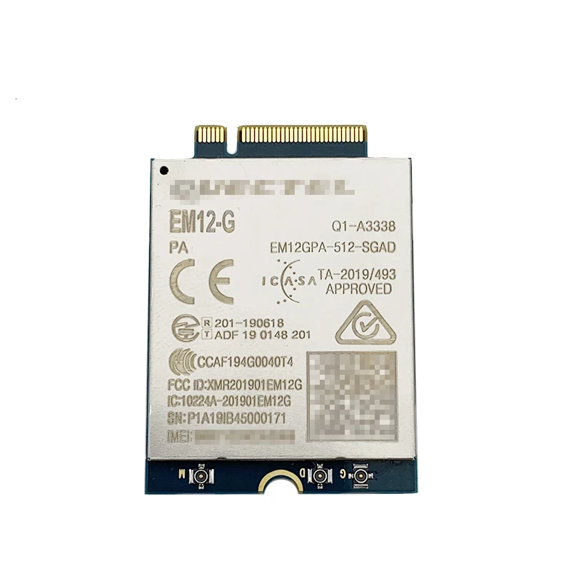 Quectel EM12-G with ngff m.2 adapter with shell case enclose housing  EM12 LTE Advanced Cat12 Module