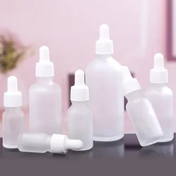 Empty Glass Essential Oil Cosmetic Bottle 5ml 10ml 15ml 20ml 30ml 50ml Perfume Container Mini 3cc Vial With Pipette Dropper Jar