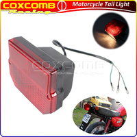 Motorcycle License Plate Light For MZ ETZ 150 250 ETZ251 ETZ301 Simson SR50 Suzuki TS 125 150 250 Integrated Taillight Reflector
