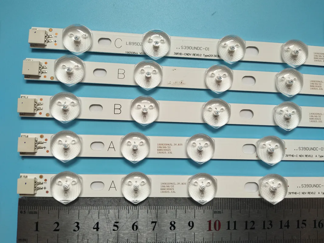 Tira de led para 40 polegadas, ndv rev1, 39pf3025d, 40l1333db, p40led13 segundo