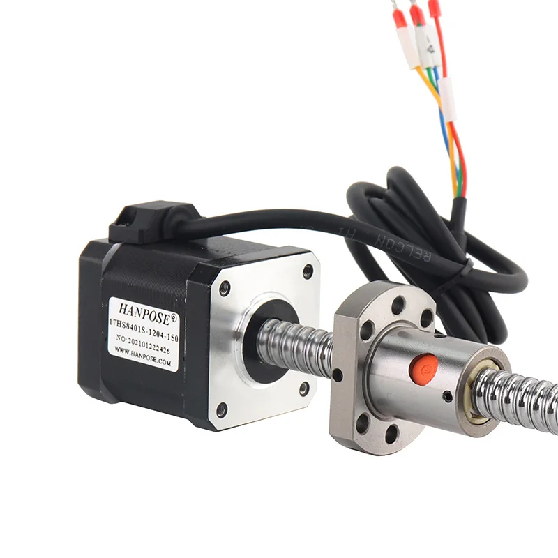 Imagem -03 - Motor de Passo Nema 17 para Impressora 3d Sfu1204 com Parafuso de Esfera Nema17 42 1.8a 17hs8401s 48 mm