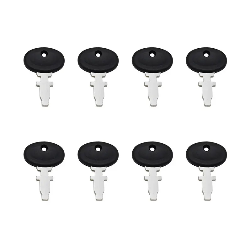 

TX10998 Ignition Key 9918786 8 PCS Compatible with Long Tractor 2360 2360DTC 2460 2460DTC 2460SD-DTC 2510 2510DTC 2510SD