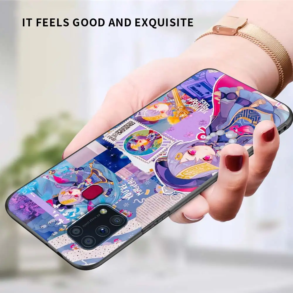 Genshin Impact Anime Phone Case For Samsung Galaxy A05 A70 A50 A40 A30 A04 A03 Core A03s A02s A20s A10s M52 M23 A24 Cover Shell