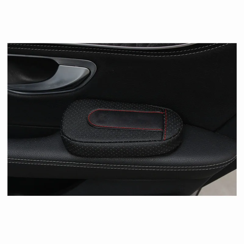 High Quality Leather Leg Cushion Knee Pad Car Door arm pad Interior Car Accessories For Fiat 500 Panda Punto Tipo Bravo Qubo