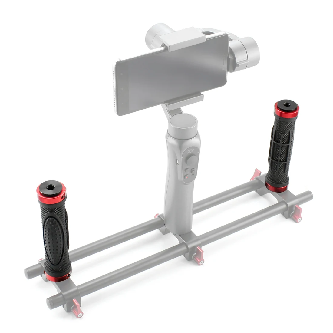 Impugnatura per fotocamera, stabilizzatore per cellulare, 3 in 1, per smartphone, 58-100 mm, regolabile, per selfie da 1/4, filettatura esterna con cinturino da polso, per microfono/flash Impugnatura per fotocamera, stabilizzatore per cellulare, 3 in 1, per smartphone, 58-100 mm, regolabile, per selfie da 1/4, filettatura esterna con cinturino da polso, per microfono/flash