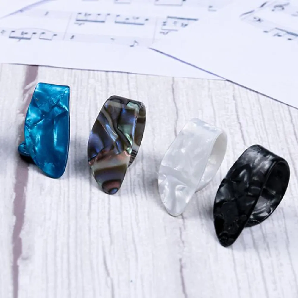 TingThumb Pick-Set de pièces de rechange en celluloïd, rétro, classique, électrique, JEMusical, ensemble de documents aléatoires, haute qualité, 4 pièces