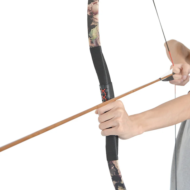 1pc Archery Recurve Bow 54inch Longbow 25-55lbs Traditional Bow Shooting Entertainment Outdoor Hunting Bow And Arrow Accessories