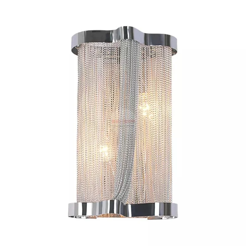 Modern Tassels Aluminium Chain Luxury Light Fashional Wall Lamps Bedroom Light stairs LED Light Atlantis Lights For LOFT decor