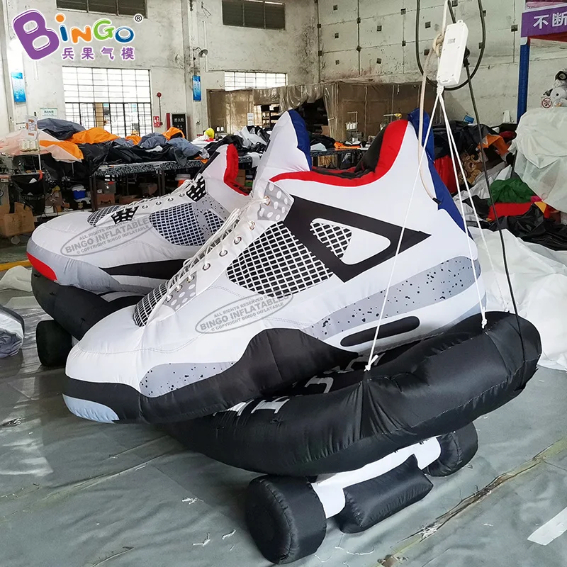 Customized 4x1.6x1.6 Meters Inflatable Shoes Replica With Skateboard For Advertising Decoration -  BG-M0259