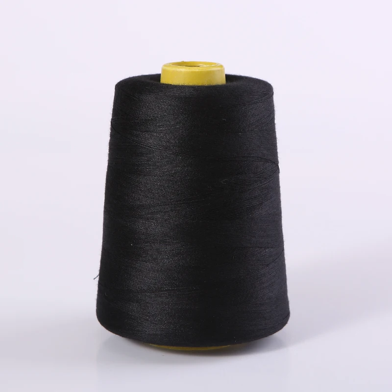 8000 Yards Overlock Industriale Macchina Da Cucire Poliestere Filo Per Cucire Linea Nera