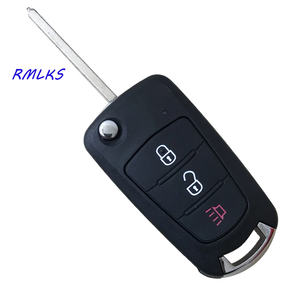 3 Buttons Flip Car Remote Blank Key Shell for GREAT WALL GWM WINGLE 5 WINGLE 6 STEED HAVAL H1 H3 H5 C30 C50 uncut Blade