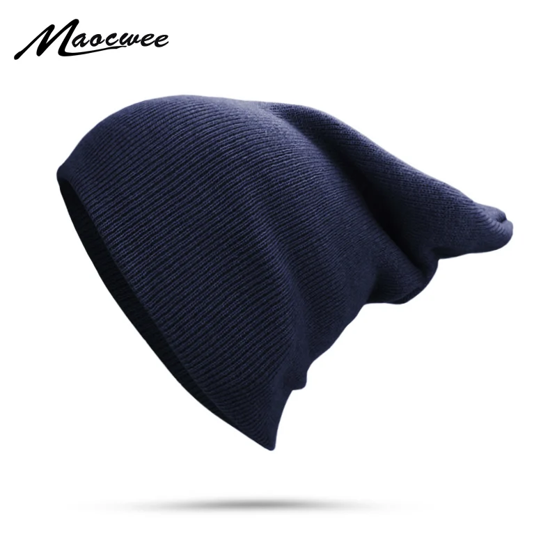 

Autumn Winter Knitted Solid Beanies Hats For Women Men Outdoor Warm Soft Ladies Unisex Bone Hat Crochet Hip-hop Skullies Beanies