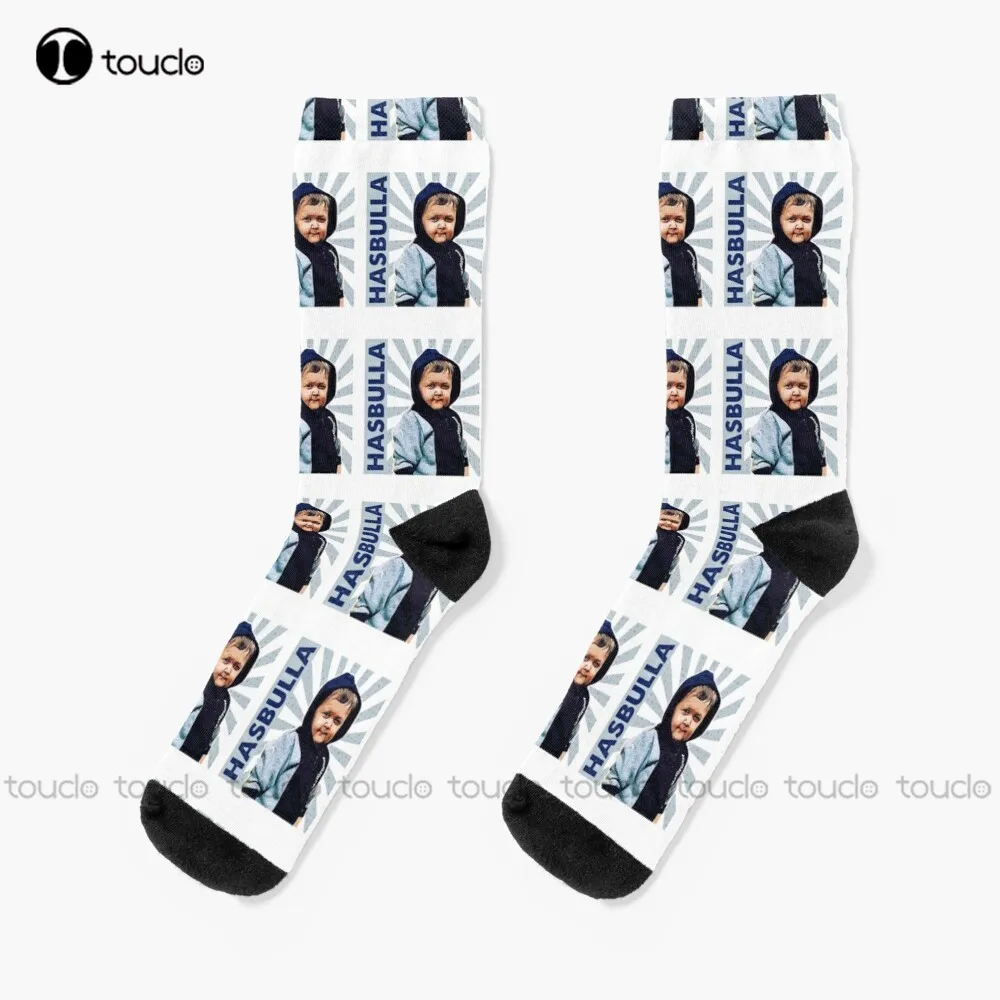 

Hasbulla Magomedov Vintage Socks White Men'S Socks Personalized Custom Unisex Adult Teen Youth Socks 360° Digital Print Gift